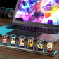 RGB Glow Tube Clock DIY LED Electronic Nightlights Silent Table lamp Digital Watch Decoration for Home Desktop Decoration