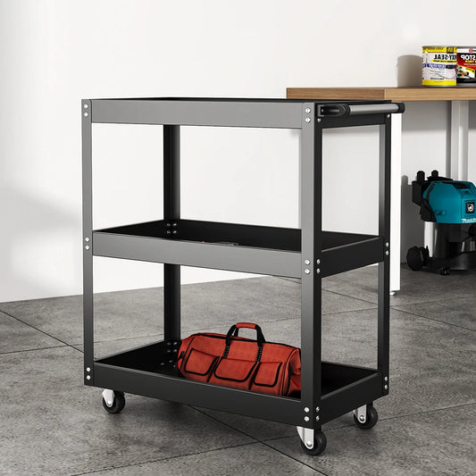 Livingandhome 3 Tier Rolling Tool Cart Storage Organizer