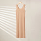 Lady Full Slips Under Sleep Dress Slip Anti-Static Tank Long Dress Petticoat Ice Silk Large Size Sexy Halter Bottoming Nightgown