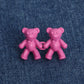 Cute Bear Jeans Buckles Jeans Pants Waistline Reduction Adjustable Metal Buckle Skirt Jeans Tools Trousers Accessories