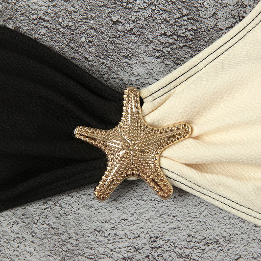 2024 Bikinis Push Up Women Swimsuits Sexy One Shoulder Swimwear Brazilian Bikini Set Thong Biquini Female Starfish Beachwear
