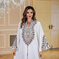 Morocco Turkey Beaded Gown Dubai Embroidery Party Long Dress Abaya Muslim Robe Kaftan Arab Clothes
