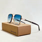 New Sunglasses For Men Luxury Fashion Glasses Sunscreen  Square Sunglasses Women Trendy Vintage Gafas De Sol Hombre Zonnebril Su