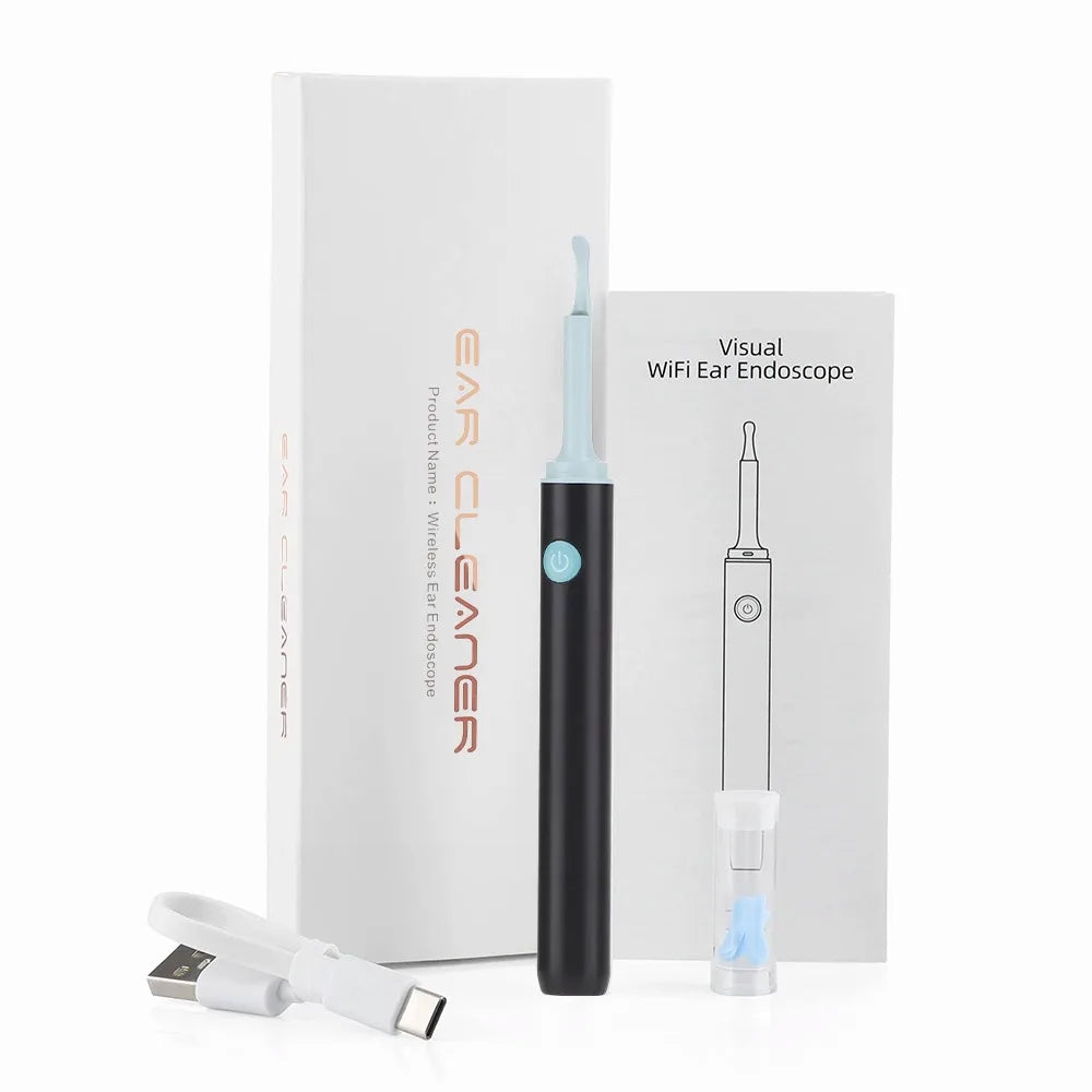 3.9mm Wireless Intelligent Ear Cleaner 1080P Visual Otoscope Camera Ear Wax Remover Pick Spoon Cleaning Tools Luminous Endoscopy