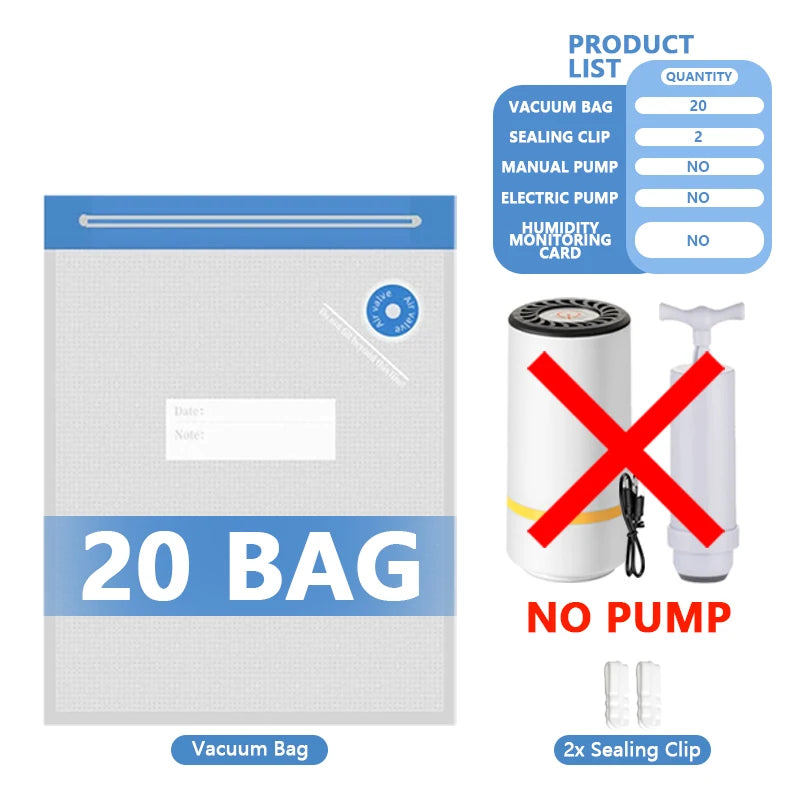 Filament Vacuum Storage Bags with Hand/Electric Pump, 3D Printer Accessories, for PLA ABS PETG Nylon TPU ASA Filament Keep Dry