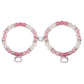 New 2Pcs/Set Crystal Hello Cat Beaded Bracelets for Lovers Heart Magnetic Matching Couple Bracelets Girls Festival Jewelry Gifts
