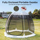 Pop Up Screen House, 6-10-15 Person Outdoor Screen Tent，Camping Screen Room with Carry BagScreened Gazebo with Mosquito Netting,
