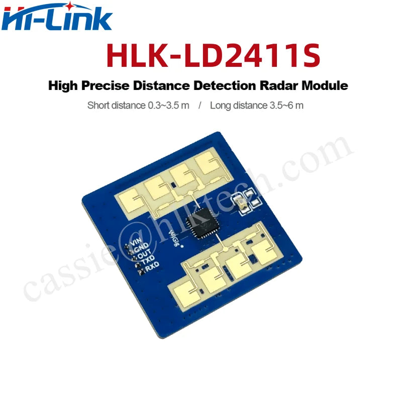 HiLink HLK-LD2410B LD2410C LD2420 LD2450 24Ghz Smart Human Presence Radar Module Multi-level intelligent parameter adjustment