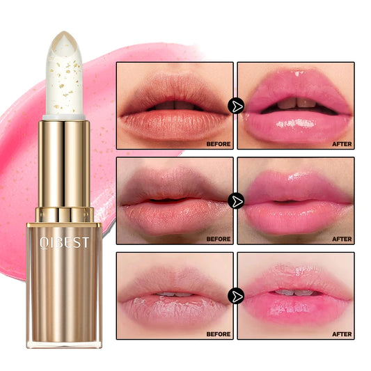 1pc color changing lipstick, moisturizing, non smudging, non staining, waterproof, sweat proof, stain proof, easy to apply