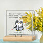 Gifts for Him, Her, Anniversary Romantic Gifts for Men or Women, I Love You Acrylic Plaque Gifts, Birthday Gifts for Girlfriend