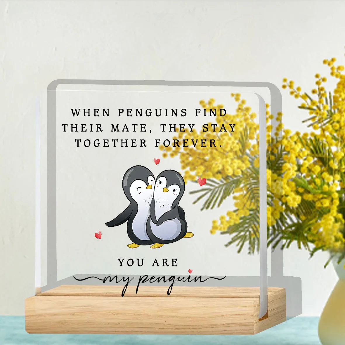 Gifts for Him, Her, Anniversary Romantic Gifts for Men or Women, I Love You Acrylic Plaque Gifts, Birthday Gifts for Girlfriend