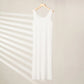 Lady Full Slips Under Sleep Dress Slip Anti-Static Tank Long Dress Petticoat Ice Silk Large Size Sexy Halter Bottoming Nightgown