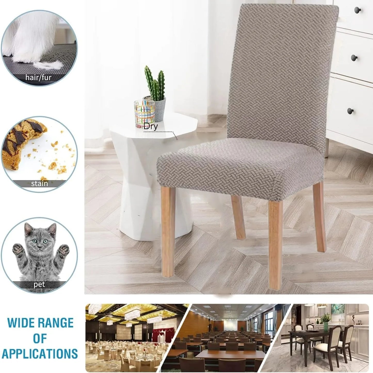 Elastic Cover For Chair Universal Size Cheap Chair Cover Big Elastic House Seat Seatch Room Chairs Covers For Home Dining