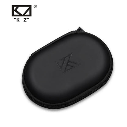 PU Leather Headphone Bags Accessories Universal Wired Earbuds Case Portable Square Shaped for BA10 AS10 ES4 KZ CAA iPhone Huawei