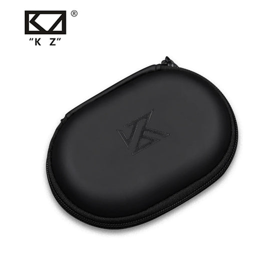 PU Leather Headphone Bags Accessories Universal Wired Earbuds Case Portable Square Shaped for BA10 AS10 ES4 KZ CAA iPhone Huawei