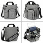 Multi Function Men's Shoulder Messenger Bag With Headphone Hole Waterproof Travel Handbag Large Capacity Storage Bags сумкаbolso