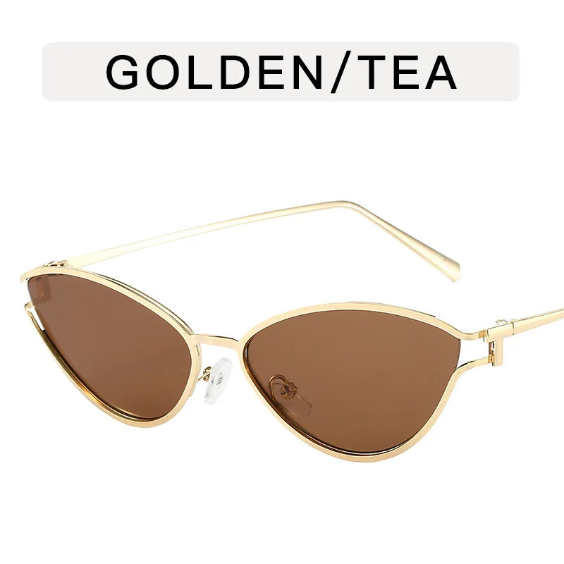 Cat Eye Shape Women Sunglasses European American Vintage Stylish Sun Glasses Fashion Trendy Sunglass Women