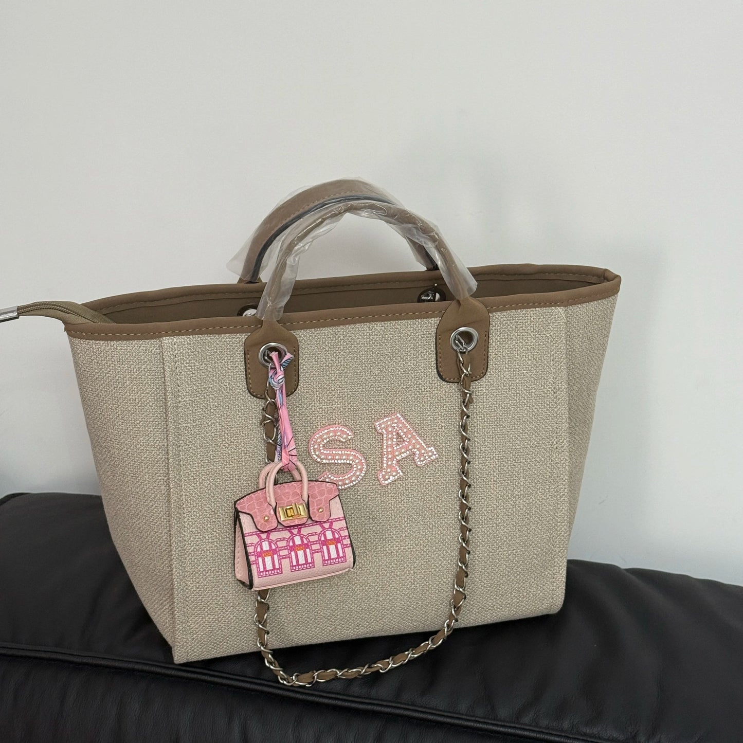 Personalized Pearl letters Handbag,Personalized Chain Bag Customized Name Birthday Gift Wedding Party Decoration Bride Gift