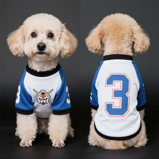 Pet Clothes For Dogs Pet Supplies Breathable Cool Comfortable Soccer Jerseys Small-sized Dog Breeds Cool And Stylish