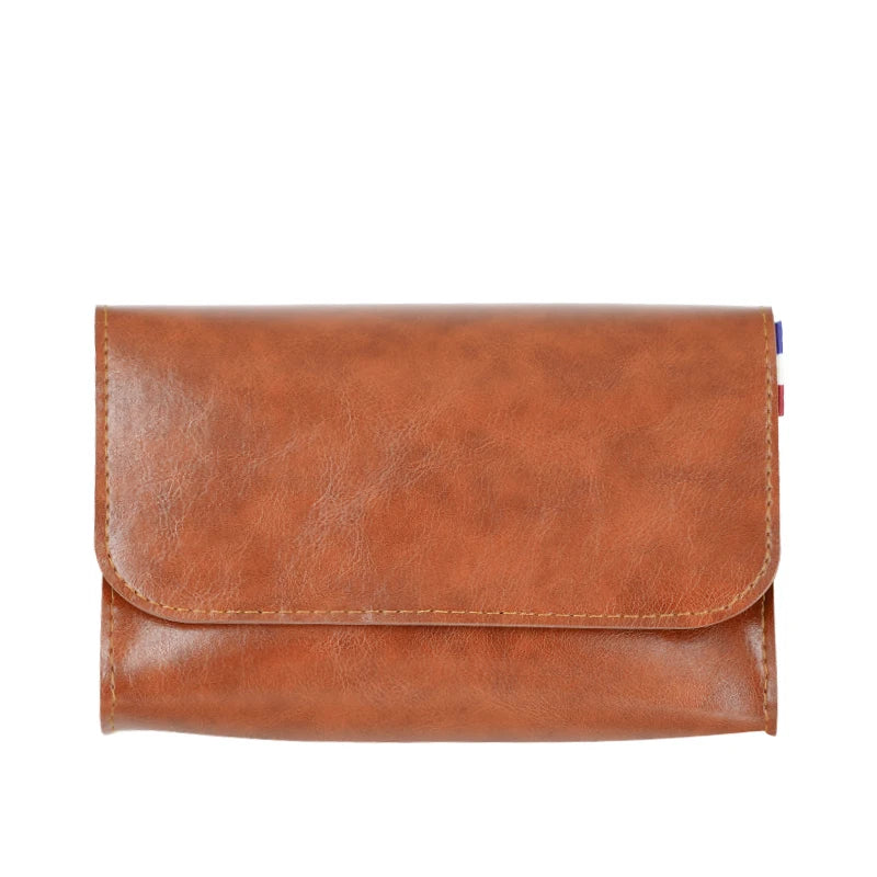 Magnetic Button PU Leather Pouch Chargers Storage Bags Sleeve For Macbook Accessories Mouse Data Line Power Spply Storage Bag