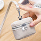 New Women's Genuine Leather Compact Halterneck Coin Purses Simple and Portable Makeup Storage Bag Mini Headphone Bags