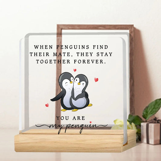 Gifts for Him, Her, Anniversary Romantic Gifts for Men or Women, I Love You Acrylic Plaque Gifts, Birthday Gifts for Girlfriend