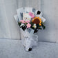 Graduation Gifts Sanrio Kuromi Hello Kitty With Crochet Sunflower Bouquet My Melody Cinnamoroll  Mother's Day Birthday Gifts