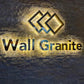 Custom Metal LED Luminous Letter Backlit Sign Illuminated Signage Advertising Door Head Company Waterproof Logo Home Decoration