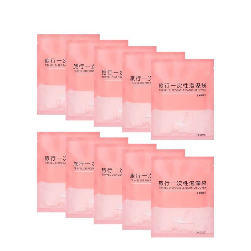 1/3/10PCS Disposable Bathtub Cover Portable Bathtub Liner Oversized Salon Home Travel Hotel Cleaning Anti Dirt Protective Film