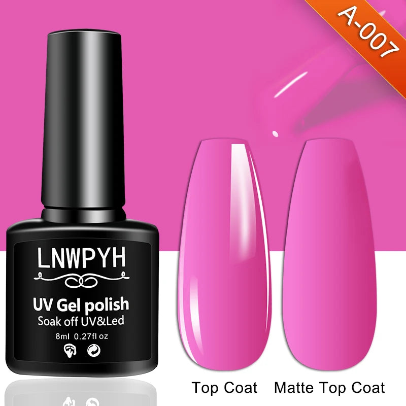 Nail Gel Polish 36 Color Gel Nail Polish Semi Permanent Gel Vernis Base Top Coat Nail Art Manicure Soak Off LED UV Gel Varnishes