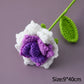 1pc Tulip Crochet Flowers Artificial Woven Flowers Handmade Tulipanes Wedding Gift for Guest Home Decoration Mother's Day Gift