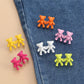 Cute Bear Jeans Buckles Jeans Pants Waistline Reduction Adjustable Metal Buckle Skirt Jeans Tools Trousers Accessories