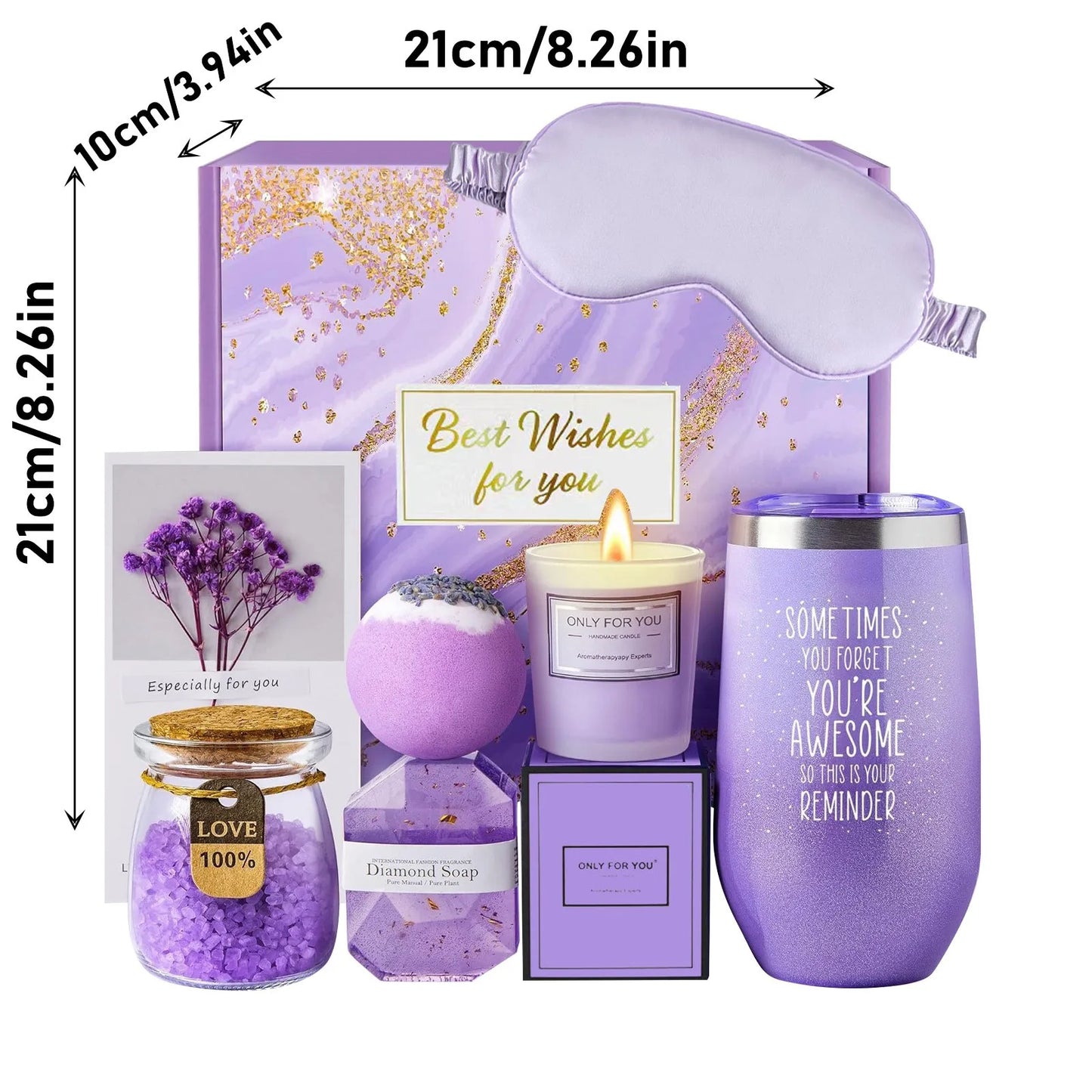 Women's Care Self Gifts Women's Birthday Gifts Care Packages Spa Gifts Inspirational Mother's Day Gifts For Wife Friends Grandma