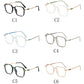 Square Blue Light Blocking Glasses Man And Women Black Oversized Optical Eyeglasses Vision Spectacles Big Frame Computer Eyewear