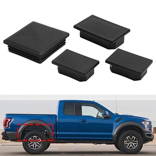 4PCS Frame Tube Hole Plug for Ford F150 F-150 Raptor 2017-2021 Rear Wheel Well Side Cover Accessories