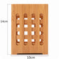 Square Hollow Grid Bamboo Containers Kitchen Utensil Storage Bucket Kitchen Storage Container Elegant Creative Gift Storage Box