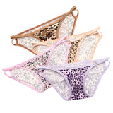4pcMen's Briefs Bikini Ice Silk Men's Underwear Fashion Camouflage Low Waist Jockstrap MaK-12le Sexy Penis Pouch Underpants K-12