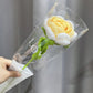 1pc Tulip Crochet Flowers Artificial Woven Flowers Handmade Tulipanes Wedding Gift for Guest Home Decoration Mother's Day Gift