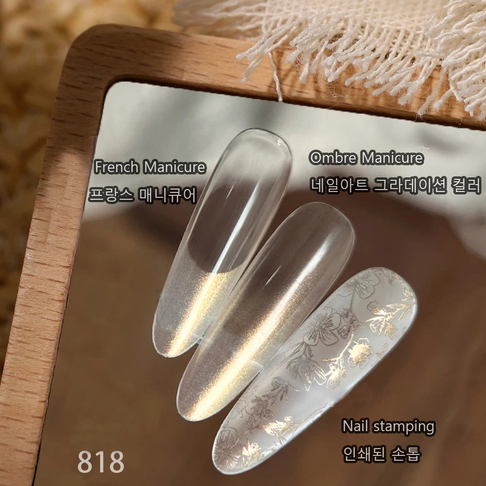Nail stamping Drawing Gel Plaster Effect 3D Sand Texture slapped gradient effect Gel Polish UV Nail Polish Lacquer Varnish