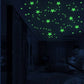 Luminous Wall Stickers for Kids Rooms Dots Stars Ceiling Wall Decals Glowing Stickers Wall Decals Glow In The Dark Home Decor