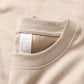 9.17oz 260Grams Seamless Straight Cotton T-shirt Men Oversized Loose Solid Color Drop Shoulder Short Sleeve  Summer
