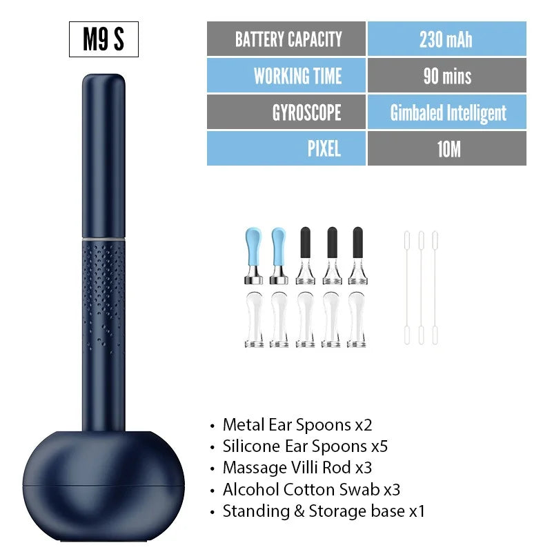 Bebird R1+ R3 T15 M9S Smart Visual Ear Cleaner Otoscope Minifit With 3.5mm  Ear Camera Ear Wax Remover Kit For Ear Health Care