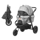 VEVOR Pet Stroller Carrier Dog Cat Strollers Lightweight Travel Rotate with Brakes Pet Pad Cup Holder for Puppy Dog Accessories