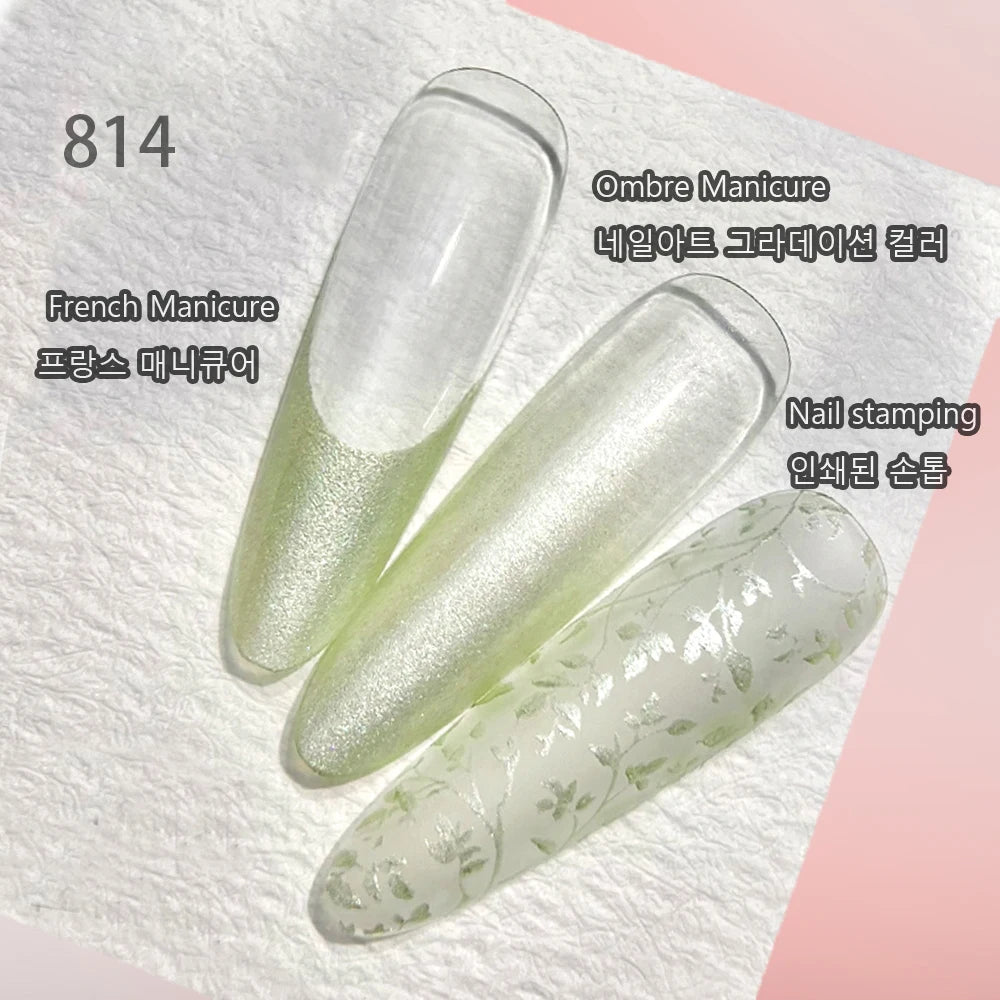 Nail stamping Drawing Gel Plaster Effect 3D Sand Texture slapped gradient effect Gel Polish UV Nail Polish Lacquer Varnish