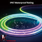 RGB Neon LED Strip 8/16M IP65 Waterproof DIY USB Neon Strip Tuya App Remote Control Flexible Ribbon for Home Decor Lighting