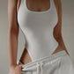 Sleeveless Knit Bodysuit Hot Summer Sexy Bodycon Off Shoulder Halter Tops Casual Street Bodice For Women ClubWear