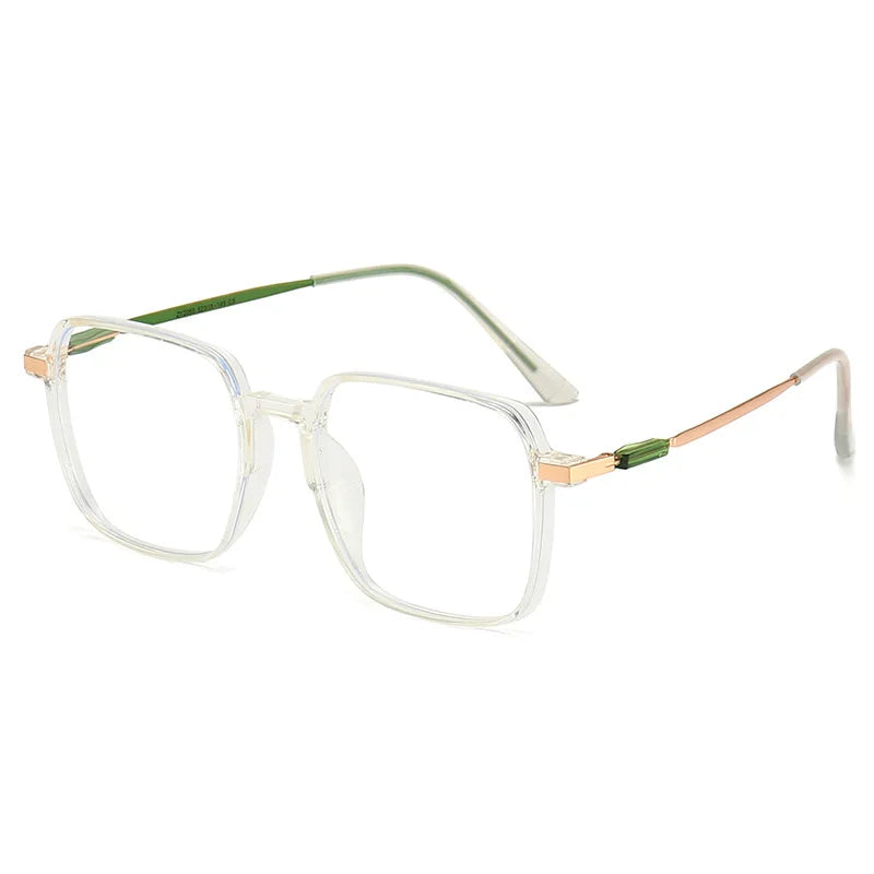 Square Blue Light Blocking Glasses Man And Women Black Oversized Optical Eyeglasses Vision Spectacles Big Frame Computer Eyewear