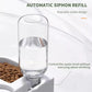Automatic Drinking Love Pet Bowl Moisture-proof Cat Bowl Dog Basin Dual-use Multi-functional Drinking And Feeding