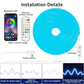 5M Silicone Neon LED Strip 24V Bluetooth RGB Music Sync IP67 Waterproof 72LEDs/M Rope Light for Home Party Decor