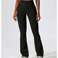 Flare Leggings Yoga Pants Women Bell-bottoms Yoga Trousers High Waist Fitness Pants Stretch Gym Casual Sports